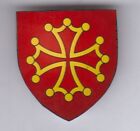 Power Klettverschluss Fotodruck Wappen  Midi Pyrénées Frankreich ,France 2