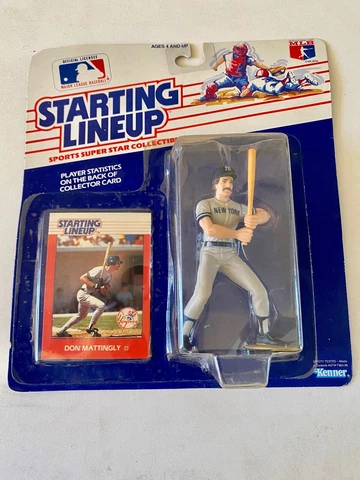 Don Mattingly New York Yankees 1988 Starting Lineup Action Figure SEALED package Cover