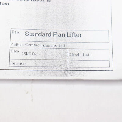 Disco elevador de cacerolas Comtec acero inoxidable 5" Foto 1 de 4