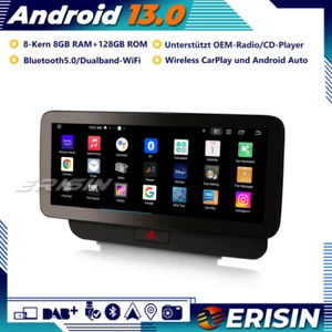 12.3" 128GB Android 13 Autoradio GPS Wifi CarPlay Canbus DAB+DSP SWC Für Audi Q5 - Bild 1 von 19