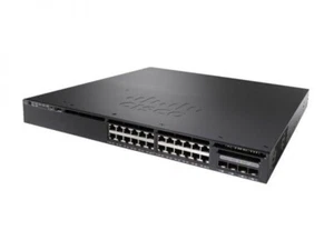 Commutateur série 24 ports 3650 Cisco WS-C3650-24PS-S - livraison gratuite au Royaume-Uni + oreilles en rack - Photo 1/1