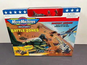 Micro Machines Military Battle Zones DOGFIGHT AIRBASE Playset Figure Set 65583 - Picture 1 of 8
