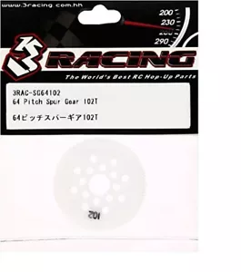 3RACING 3RAC-SG64102 64 PITCH SPUR GEAR 102T CROWN 102T MODULE 64 - Picture 1 of 1