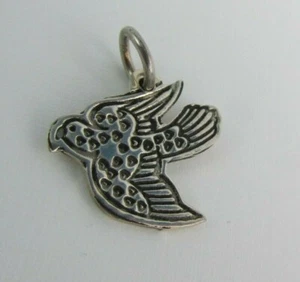 NEW Sterling Silver Bird Pendant .925 - Picture 1 of 3