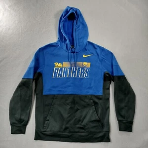 Nike Dri Fit On Field Pitt Panthers Hoodie Blue Black Sweatshirt Mens Size M - Picture 1 of 10