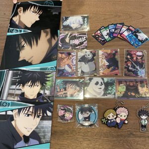 Jujutsu Kaisen Seal Card Keychain Can Badge Satoru Gojo Megumi Fushiguro