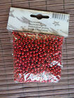 Perlen rot glnzend, Kunststoff, Hersteller unbekannt, Gre = klein,  ca. ?