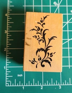 Sello de goma PSX vintage audaz textura elegante como flor??? Euc Peine-Envío B5 - Imagen 1 de 5