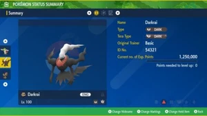 6IV Darkrai The Teal Mask DLC Pokemon Scarlet/Violet Shiny Or Not - Picture 1 of 2