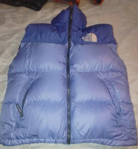 The North Face Herren Medium Blau Puffer Weste 700 Daunen EUc - Bild 1 von 2