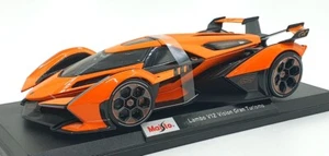 Maisto 1/18 Scale Diecast 46629 - Lamborghini V12 Vision Gran Turismo - Orange - Imagen 1 de 5