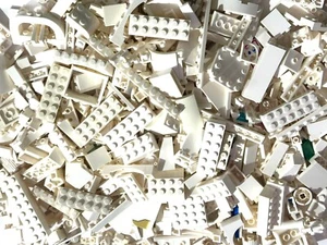 Lote LEGO Blanco A Granel de 275 Piezas Aleatorias Ladrillos Placas Tachuelas Piezas Especiales - Imagen 1 de 1