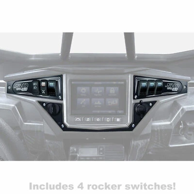 RZR Billet Dash Panel Switch Plate Combo Ride Command XP1000 Turbo Stealth Black - Image 1 of 4