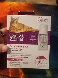 Comfort Zone Calming Diffuser Kit For Cats & Kittens, Diffuser Plug-In, 1.62 Oz - Picture 1 of 8