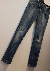 Jeans denim donna blu Diesel nevy 28W 32L - Foto 1 di 10