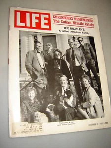 Life December 18,1970 The Buckleys,Khrushchev Remembers the Cuban Missile Crisis - Picture 1 of 1