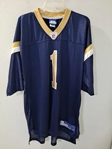 Camiseta deportiva Reebok Los Angeles Rams personalizada Kickoff Captain #1 azul dorado malla talla XL - Imagen 1 de 9