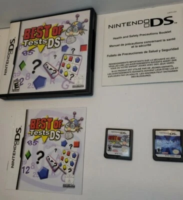 Best of Tests Nintendo DS 2008 Complete and Brain Age 2 Cartridge Only - Image 1 of 4