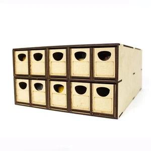 The Loco Storage Box | 10 Drawers | Model Railway MDF Locomotive Case - Picture 1 of 7
