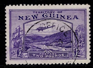 AUS - New Guinea GV SG204, £2 bright violet, VERY FINE USED. Cat £140. CDS pmk - Picture 1 of 1