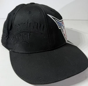 TAPOUT American Arrogant Hat Cap Black Men's S/M Fitted TEK FLEX - Picture 1 of 9