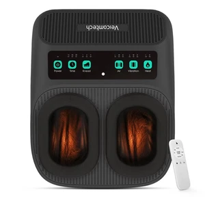 Massaggiatore Piedi Shiatsu Macchina Elettrica con Calore Vibrazione e Compressione Relax - Foto 1 di 12