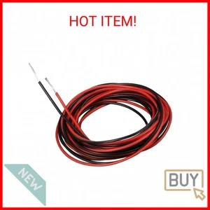 BNTECHGO 26 Gauge Silicone Wire 10 ft red and 10 ft Black Flexible 26 AWG Strand - Picture 1 of 2