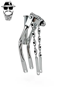 Original Lowrider 12" Classic 1" Chrome Suspension Fork w/Flat Twisted Bars. - Picture 1 of 1