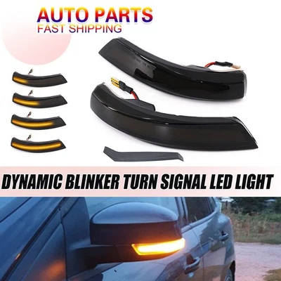 For 2013-18 Ford Escape Focus Sequential Side Mirror Turn Signal Light Assembly - Imagen 1 de 4