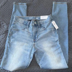 Old Navy ballerina Jeggings Blue Jeans Size 14 New Girls Jeans - Picture 1 of 5
