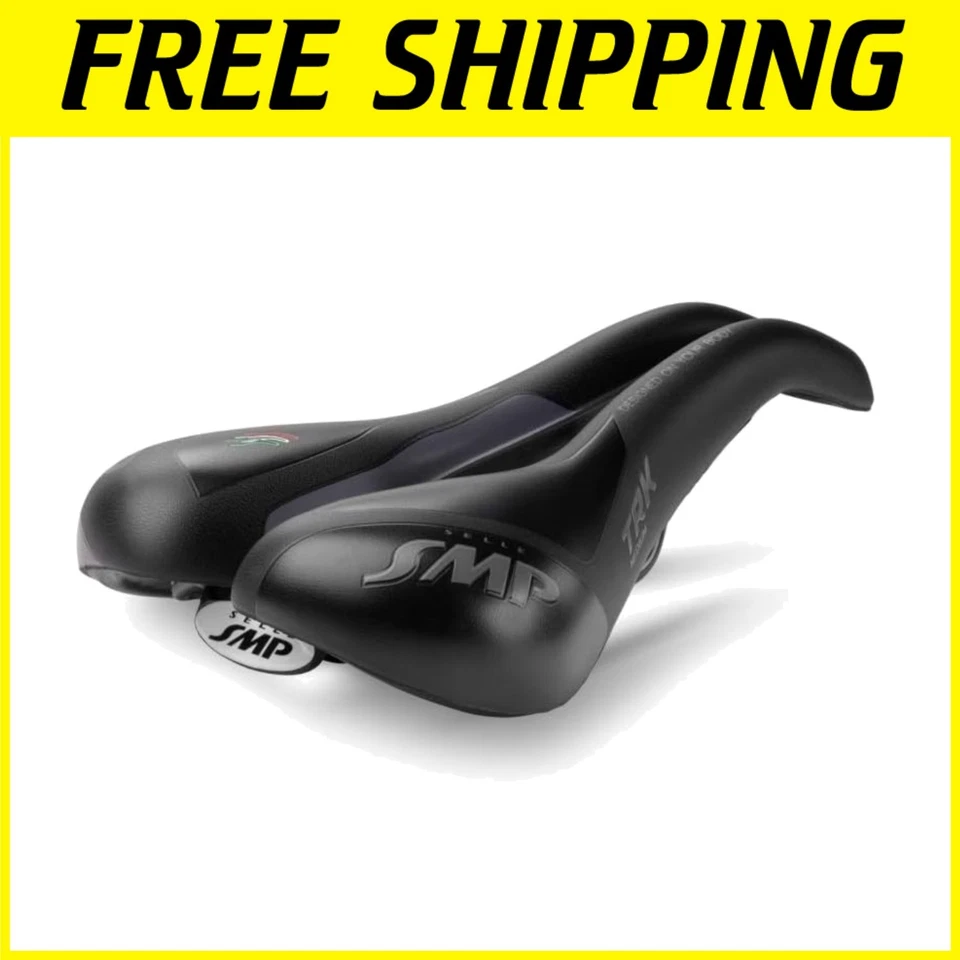 Selim de ciclismo Bonin Man 2017, preto, 280x160mm - Imagem 1 de 2