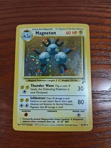 Magneton 9/130 Base Set 2, Pokemon TCG, Holo Rare, MP - Bild 1 von 5