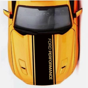 Ford Mustang Bonnet Stripe Graphics Any Year Any Model Decals Ford Performance - Picture 1 of 7