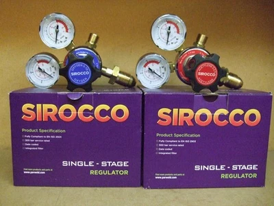 PARWELD Oxygen & Acetylene Single Stage 2 Gauge Regulator gas welding brazing Oxy Acet