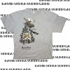 Vintage Alaska Wildlife Conservation Center Men’s Size M Pristine Wilderness - Picture 1 of 6