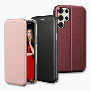 Magnetic Card Wallet Flip Case For Samsung Galaxy S21 Ultra S21 Plus S21 FE S21 - Picture 1 of 16