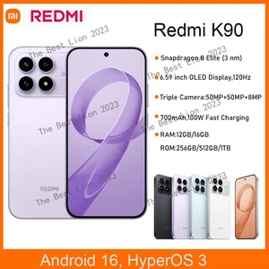 Xiaomi Redmi K90 5G Mobile Phone Snapdragon 8 Elite 7100mAh 100W Android 16 NFC - Picture 1 of 23