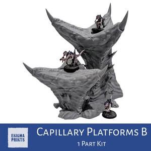 Capillary Platforms B | Tulipa | Xenos Hive Terrain Scenery for Wargaming - Picture 1 of 7