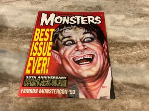 Famous Monsters of Filmland magazine #200 1993 AUTOGRAPHED ZACHERLE - Picture 1 of 6