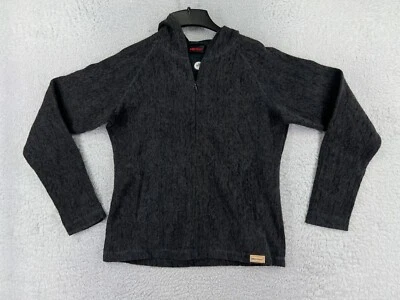 Marmot Jacket Women Medium Gray Full Zip Hood Wool Blend Hoodie Pocket Gorpcore - Image 1 of 4