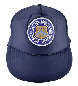 Vintage ATF Patch Mesh Trucker Mütze Alkohol Tabak Schusswaffen Snapback 1972-2001 - Bild 1 von 7