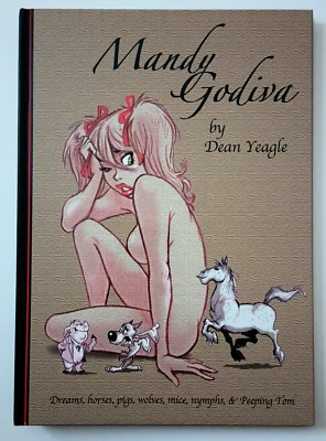 DEAN YEAGLE GODIVA HARDCOVER SKETCHBOOK ~ 48 Pages MANDY Signed - Image 1 of 2