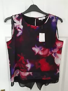Top Calvin Klein multicolore senza maniche floreale M - Foto 1 di 8