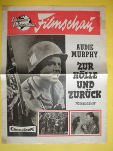 Zur Hölle und zurück / Audie Murphy / EA-Handzettel von 1956 - Picture 1 of 3