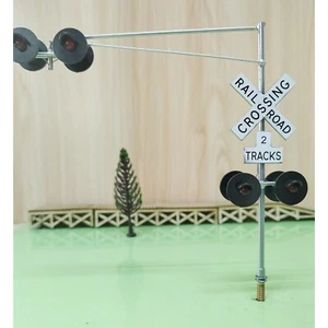 1 x O scale model railroad cantilever grade crossing signal #48C06 - Picture 1 of 15
