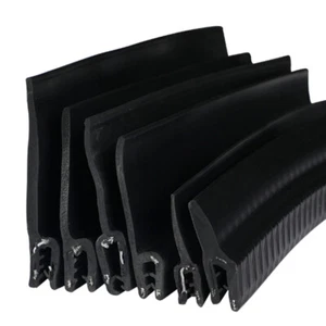 Rubber U Channel Edging Trim Seal Door Window Edge Protector Strip U-shape Winge - Picture 1 of 18
