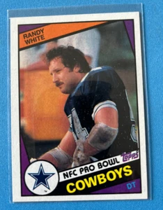 1984 Randy White Topps #249 HOF NFC Pro Bowl HOF Dallas Cowboys NM J30 - Picture 1 of 2
