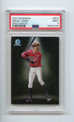2023 Bowman Druw Jones Arizona Diamondbacks Spotlights #BS2 ⭐️💥🎯 PSA Graded 9 - Image 1 of 2