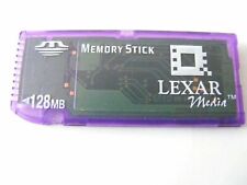 128MB Memory Stick alte Bauweise ( 128 MB MS Standard ) LEXAR gebraucht 