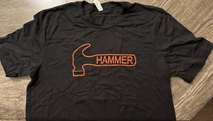 Hammer Bowling T-Shirt - Größe XL - schwarz - Bella Canvas - Bild 1 von 3